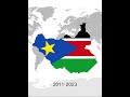 Evolution of South Sudan #shorts #short #southsudan #evolution