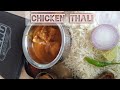 chicken thali........