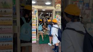 奈良の優しい鹿と遊ぶ楽しい小学生たち | Nara deer park in Japan | Nara deer sika | Nara deer