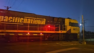 1MP2 PN Steelie/intermodal (3x NRs), Melbourne to Perth, 2120, 15/12/24, Ararat West VIC