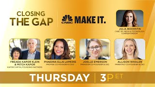 CNBC spotlighting female founders closing the gap for women in the workforce — 03/30/2023