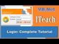 [VB.Net Part 5] - Login Form in Visual Basic.Net (Complete Tutorial)