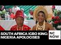Nigerian South African Envoy Apologises Over Igbo King Coronation
