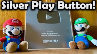 AMB - Silver Play Button Unboxing! - #YouTubeCreatorAwards