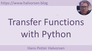 Transfer Functions with Python