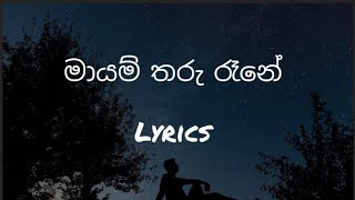 මායම් තරු රෑනේ lyrics | mayam tharu rane lyrics | amal perera songs Lyrics hub