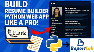 🔥 How to Build a Resume Builder Python Web App [ 2025 Update ] Python + Flask + ReportLab | Web App