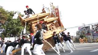 河内長野市　だんじり祭り　本曳行二日目　千代田石坂　vol16