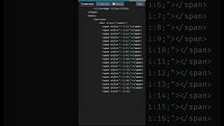 Creative Glowing Loader | CSS Animation | css tutorials #shorts #javascript #developer #coding
