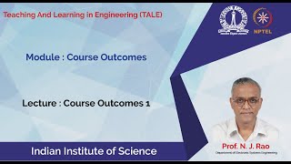 noc19 ge04 lec16 Course Outcomes 1