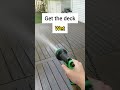 Tip - How to Clean composite decking quickly