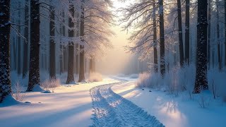 12 Hours of Winter Wildlife + Beautiful Relaxing Music❄️Stress Relief Music, Tranquil Winter Piano