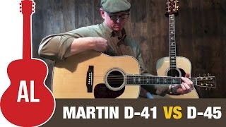 Martin D-41 vs Martin D-45