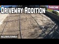 How to Pour a Driveway Addition Part 1 (Setup)