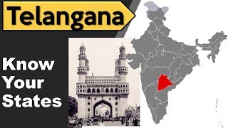 Telangana GK - Information about Telangana state - General Knowledge for Entrance Exams