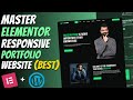 😍Master ELEMENTOR: Build a Responsive PORTFOLIO WEBSITE from Scratch | Wordpress Tutorial