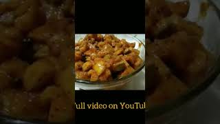 easy instant homemade mango pickle#mango #pickle #kannada