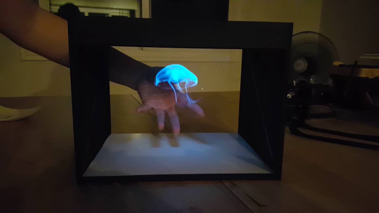 3d Hologram Oneside Demo 1 Youtube