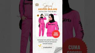 Setelan Baju Training Wanita Cuma 60ribuan | Tiktok @nafaxellent #training #olahraga #senam