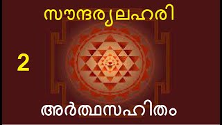 2 #സൗന്ദര്യലഹരി അർത്ഥസഹിതം 6 - 10 Slokas #Soundarya Lahari with Meaning