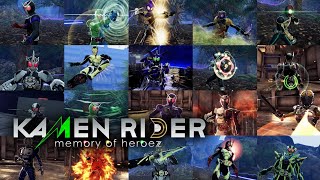 Kamen Rider Memory of Heroes  All Finishers