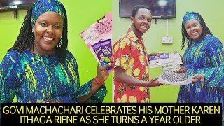 GOVI MACHACHARI CITIZEN CELEBRATES HIS MOM KAREN ITHAGA RIENE INOORO TV AS SHE TURNS A YEAR OLDER