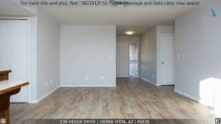 Priced at $235,000 - 530 HEGGE Drive, Sierra Vista, AZ 85635