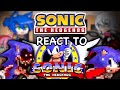 Sonic Characters REACT to Friday Night Funkin VS Confronting YOURSELF // SONIC.exe (Final Zone)