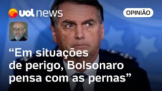 Bolsonaro tem plano de fuga desde 2021; convém vigiar, diz Josias de Souza