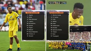 The Beautiful Game-Team Ronaldinho R10 vs Team Roberto Carlos RC3 - partita completa FULL MATCH (EN)
