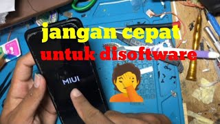 Xiaomi redmi note 7 tidak bisa tampil ke menu atau restart sendiri...