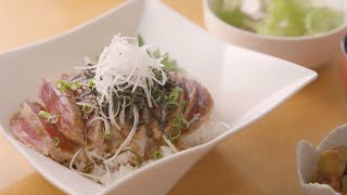 焼津産バチマグロ、中トロを使った絶品マグロステーキ丼　焼津市「山正亭」しずおかごはんが食べたい！