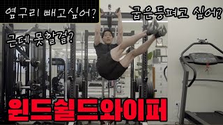 단언컨대 최고의 옆구리(복사근) 운동!! 윈드쉴드와이퍼 해봤니? 굽은등펴고 싶어? 근데 못할 걸?