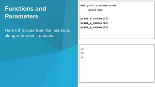 Intro Python- Functions and Parameters
