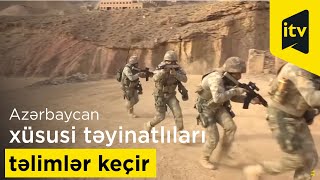 Azərbaycan xüsusi təyinatlıları təlimlər keçir