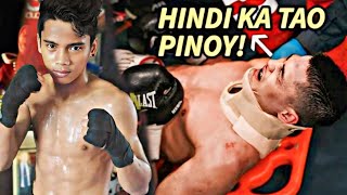 KALA NG KALABAN EASY FIGHT DAHIL INJURED ANG PINOY! MALA MASO PALA ANG KALIWANG KAMAO AYUN OSPITAL..