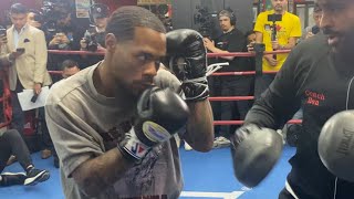 LAMONT ROACH RIPS GERVONTA DAVIS UPSET COMBOS AT GLEASON'S GYM; UNDERDOG ENERGY ON POINT FOR TANK