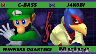 S@X 412 Winners Quarters - C-Bass (Luigi) Vs. J4k0Bi (Falco) Smash Melee - SSBM