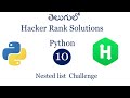 Hacker rank python nested list  solution| Hacker rank solutions in Telugu  | Hacker rank solutions