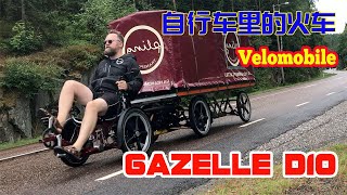 velomobile | 自行车里的火车 GAZELLE D10 | 载重200kg 时速25公里 | gazelle D10 cycle velomobile