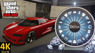 How To Win The PODIUM CAR on PC in GTA 5 Online! (2023) Overflod Entity XF Free LUCKY WHEEL Casino!