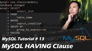 SQL Tutorial 13: HAVING Clause - CodeLikeLD Tagalog Tutorials