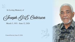 Life Celebration: Joseph G.E. Caterson Funeral Service