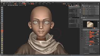 Project Sukma Devlog | Timelapse character creation process of Sukma WIP3