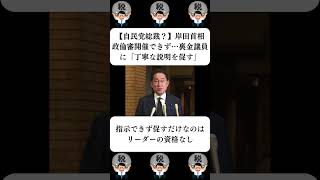 『【自民党総裁？】岸田首相、政倫審開催できず…裏金議員に「丁寧な説明を促す」』に対する世間の反応