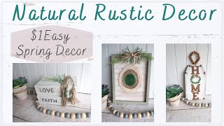 $1 NEUTRAL RUSTIC DECOR * Rustic Spring Crafts * DT DIY's *  DIY’s Using Twine * BlondieNextDoor