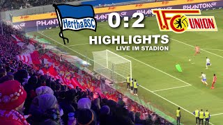 Hertha BSC – Union Berlin | Higlights Live im Stadion (Alle Tore) | 28.01.2023