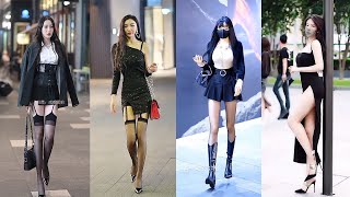 Mejores Street Fashion Tik Tok 2021 | Hottest Chinese Girls Street Fashion Style 2021 Ep.139