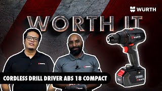 Wurth Cordless Drill Driver ABS 18 COMPACT M-CUBE® | Worth It Episode 1