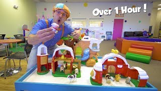 Educational Videos for Toddlers with Blippi Toys | 1 Hour of Playground and Animals